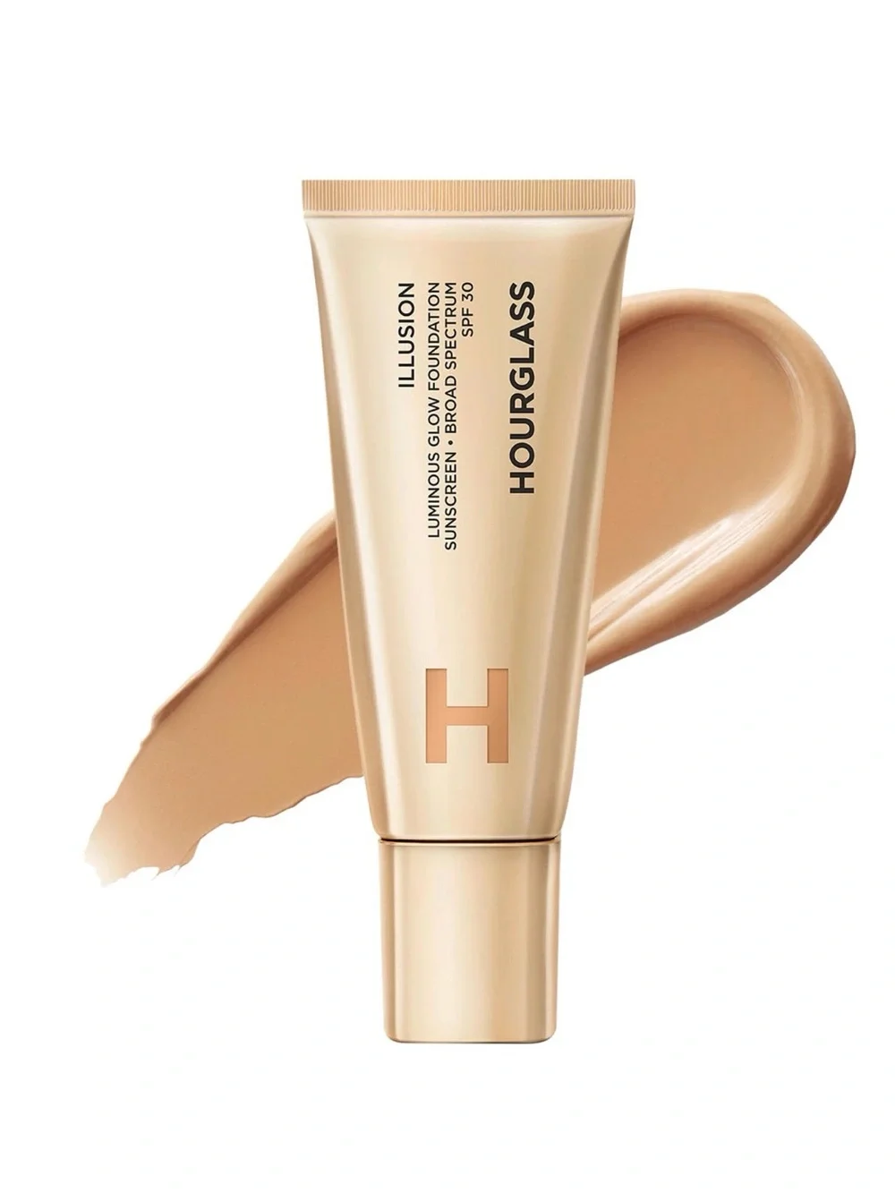 Hourglass Illusion Luminous Glow Foundation — Warm Beige Tube color #14